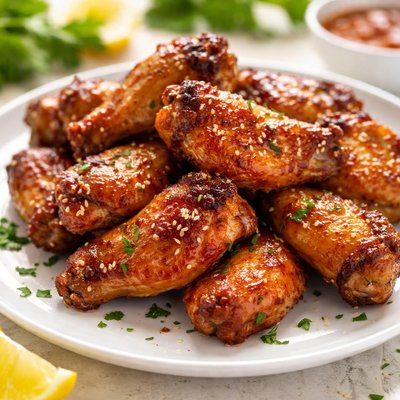 Roast chicken wing