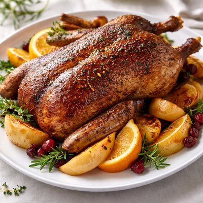 Roast goose