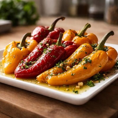 Roast peppers