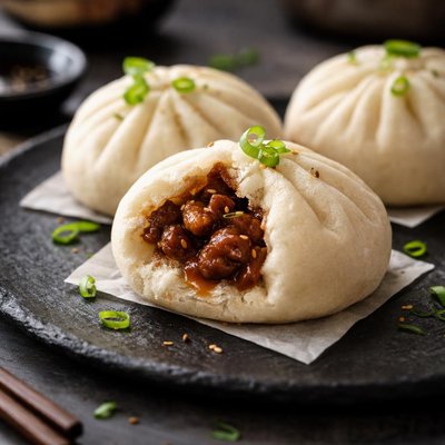 Roast pork steamed bun