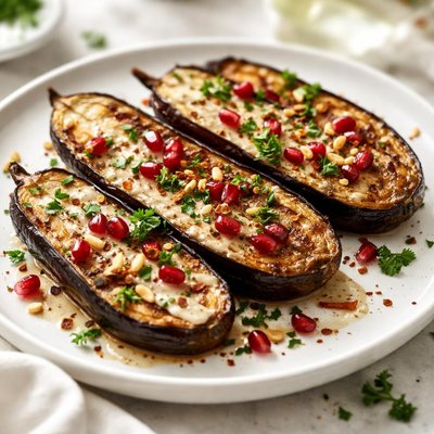 Roasted aubergine