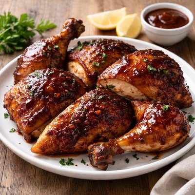 Roasted bbq chicken