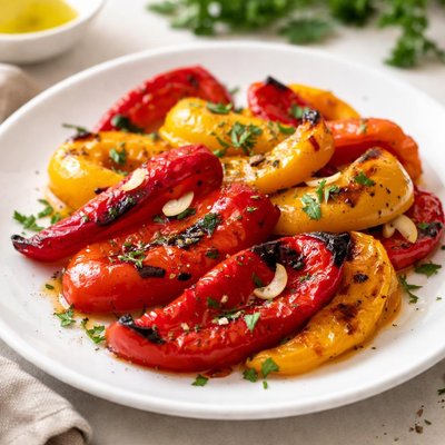 Roasted bell peppers