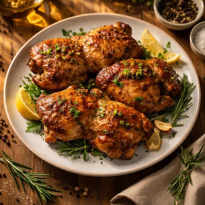 Roasted boneless chicken leg