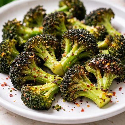 Roasted broccoli florets