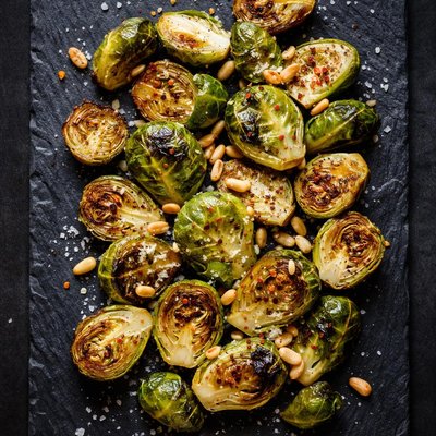 Roasted brussels
