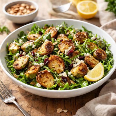 Roasted brussels sprout salad