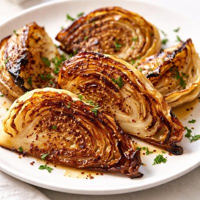 Roasted cabbage