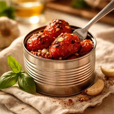 Roasted canned tomatoes
