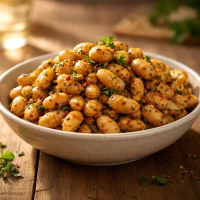 Roasted cannellini beans