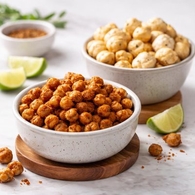 Roasted chana and sweet makhana