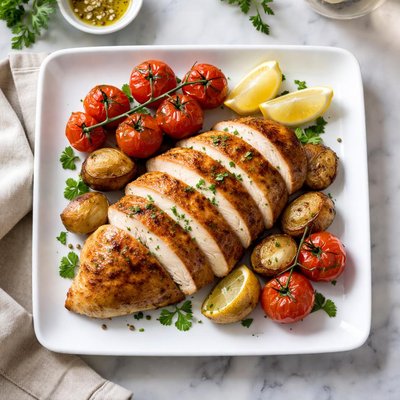 Roasted chickem breast