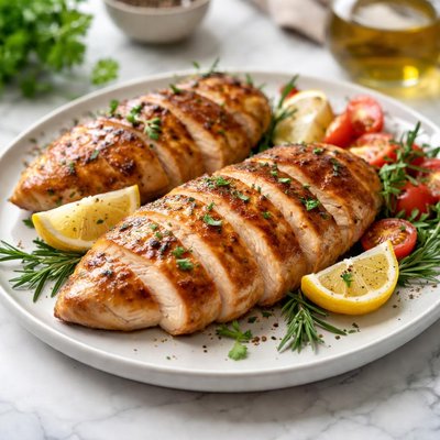 Roasted chicken fillet