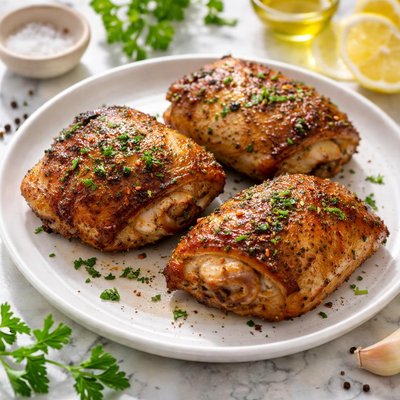 Roasted chicken upper thigh