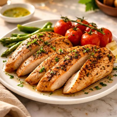 Roasted chiken breast