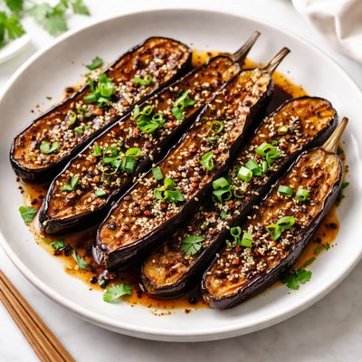 Roasted chinese eggplant