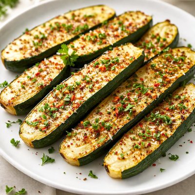 Roasted courgette