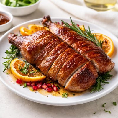 Roasted duck
