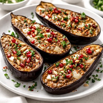 Roasted eggplant