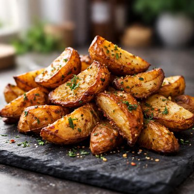 Roasted fried potatoes