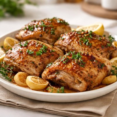 Roasted garlic chicken