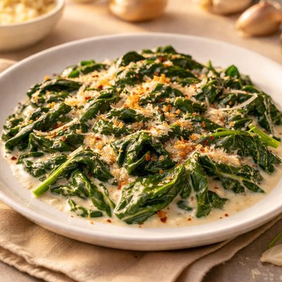 Roasted garlic parmesan popeye