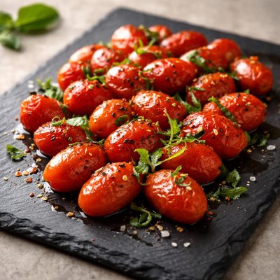 Roasted grape tomatoes