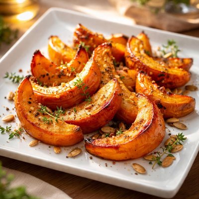 Roasted hokkaido pumpkin