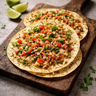 Roasted masala papad