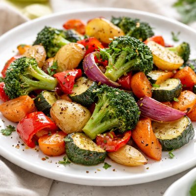 Roasted mixed vegetables