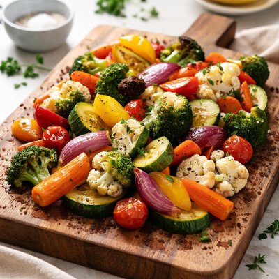 Roasted mixed veggies