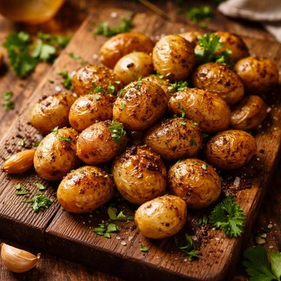 Roasted new potatoes