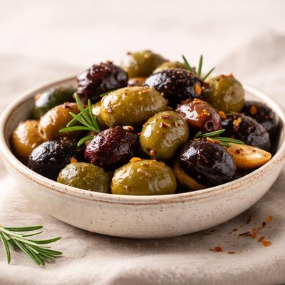 Roasted olives