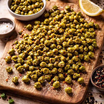 Roasted peas