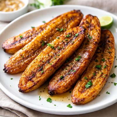 Roasted plantains