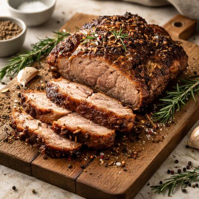 Roasted pork neck