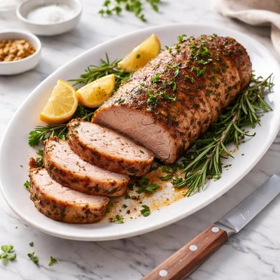 Roasted pork tender loin