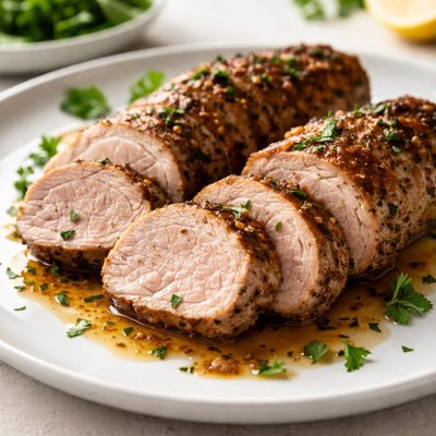 Roasted pork tenderloin