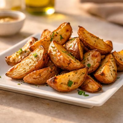 Roasted potatoes wedges