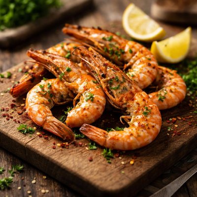 Roasted prawn