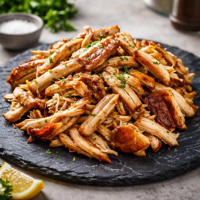Roasted pulled chicken