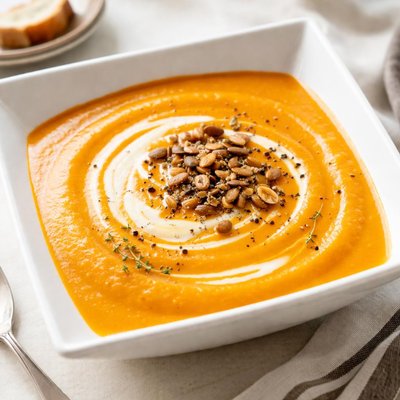 Roasted pumpkin bisque