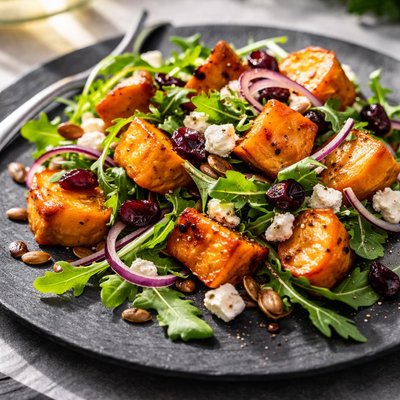 Roasted pumpkin salad