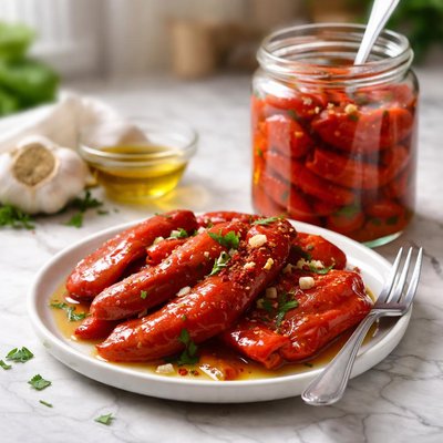 Roasted red pepper from jar