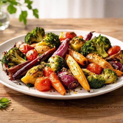 Roasted seasonal veggies