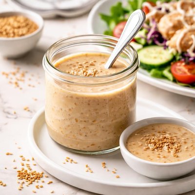 Roasted sesame dressing