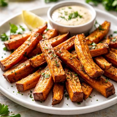 Roasted sweet potato fries