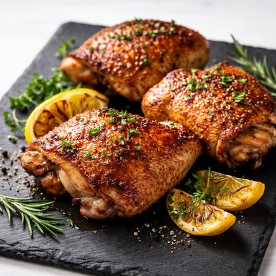 Roasted thigh chicken