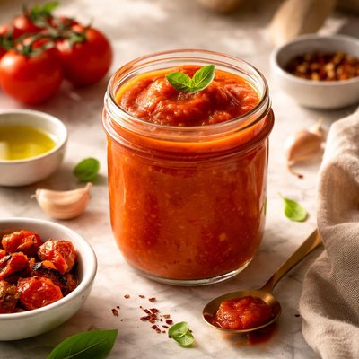 Roasted tomato puree