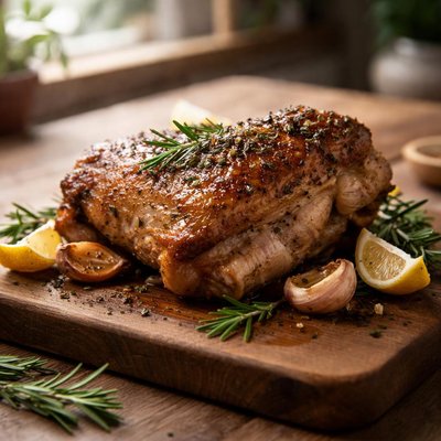 Roasted turkey thigh